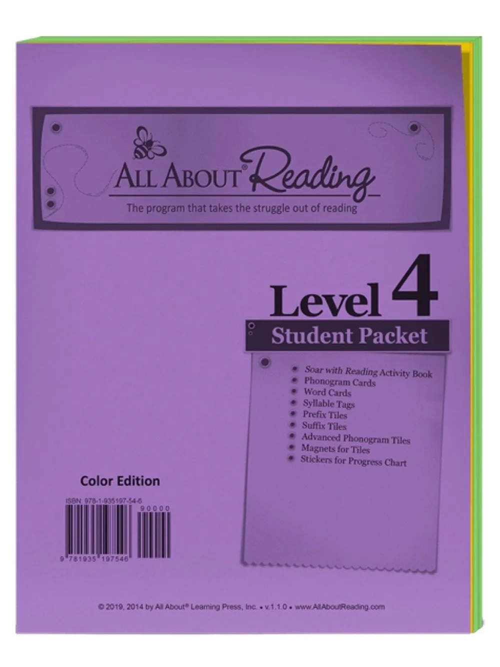 Soar with Reading Learning Activity Book - Purple